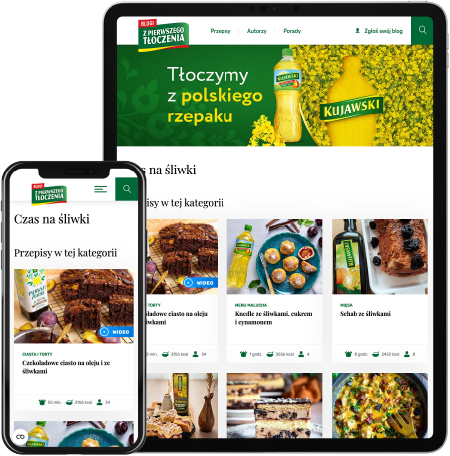 Efficient website engine for Kujawski brand